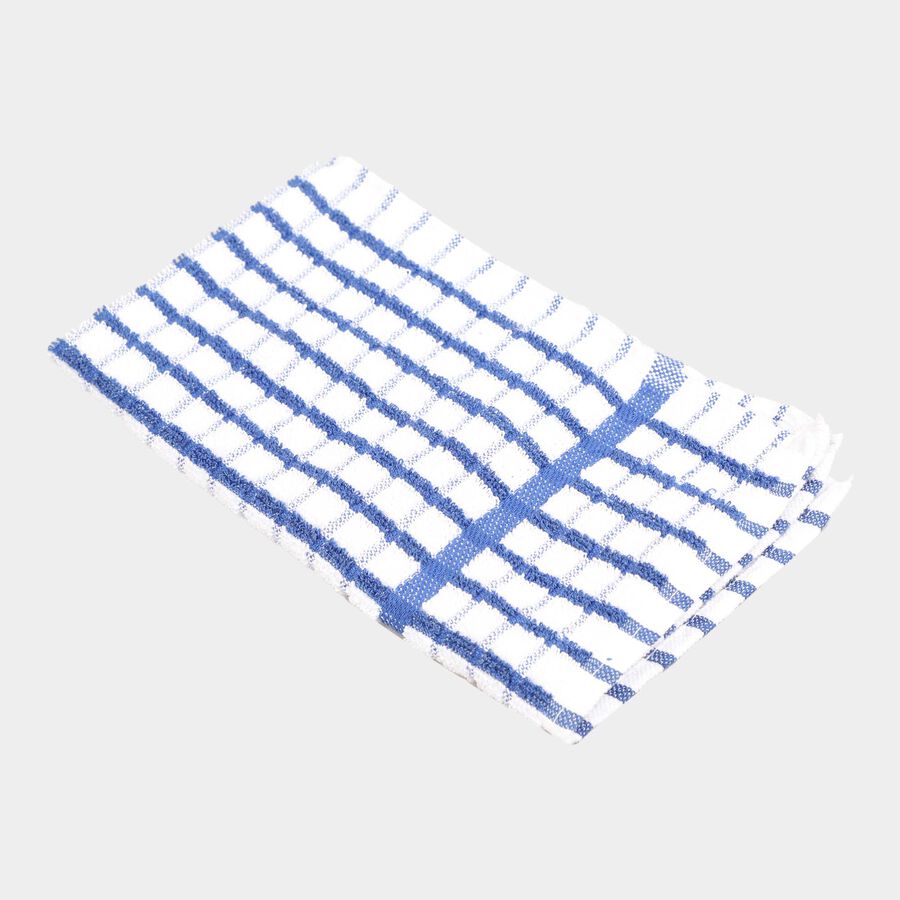 Cotton Kitchen Napkin, Blue, 30 cm X 50 cm, , large image number null