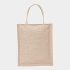 Women's 1 Compartment Jute Small Tote Bag, , small image number null