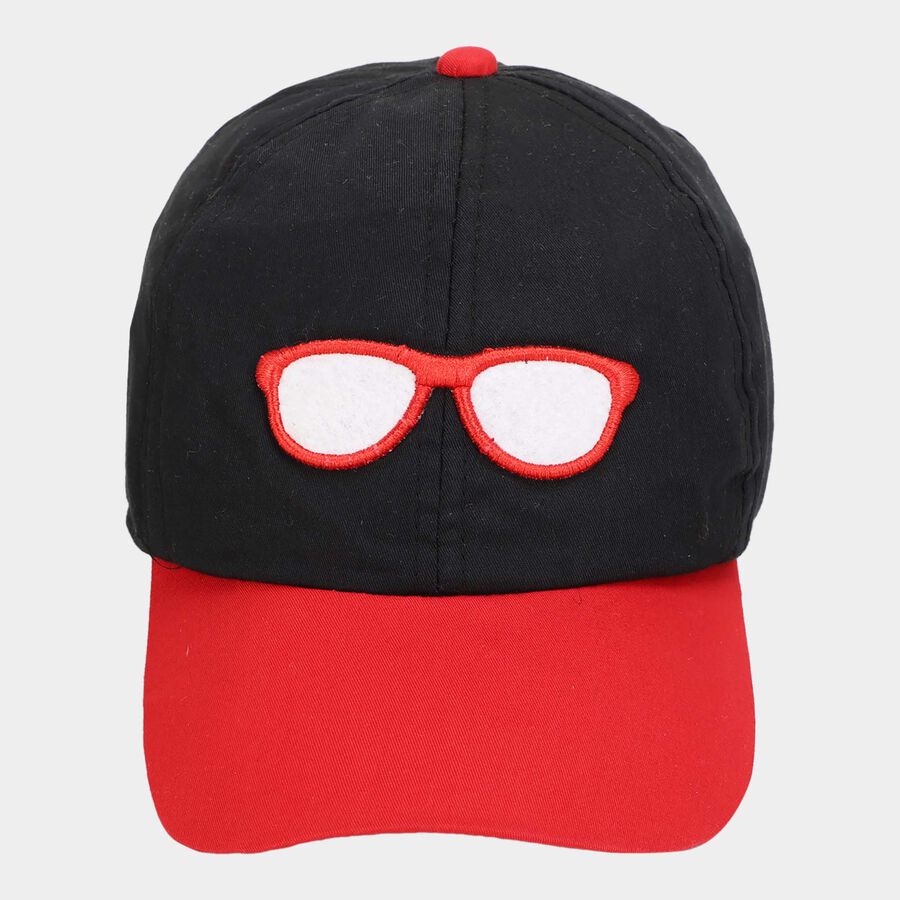 Kids' Black Canvas Cap, , large image number null