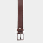 Men's Brown Leather Casual Belt, 42 in. Waist, , small image number null