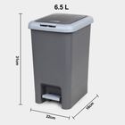 6.5 L Plastic Dust Bin, Dual Open Bin, , small image number null