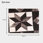 125 GSM Microfiber Double Bedsheet with 2 Pillow Covers, , small image number null