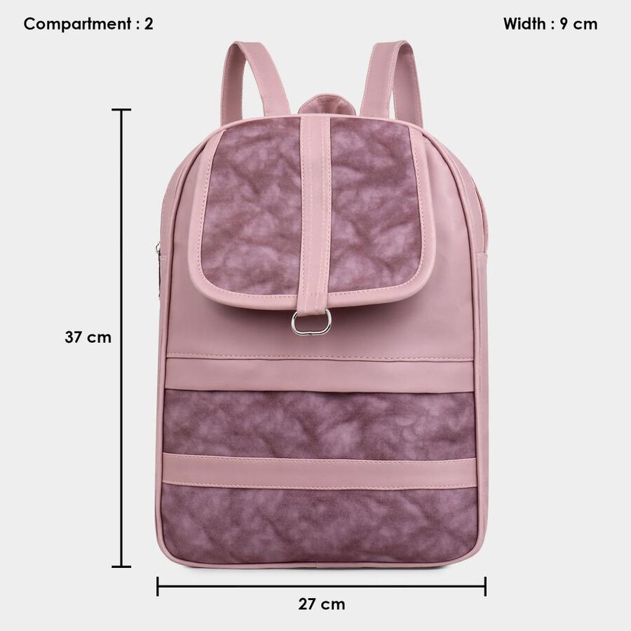 Women's 2 Compartment Polyurethane Fashion Bag, , large image number null