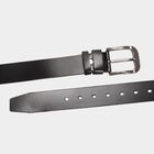 Men's Black Polyurethane Formal Belt, Upto 38 In. Waist, , small image number null