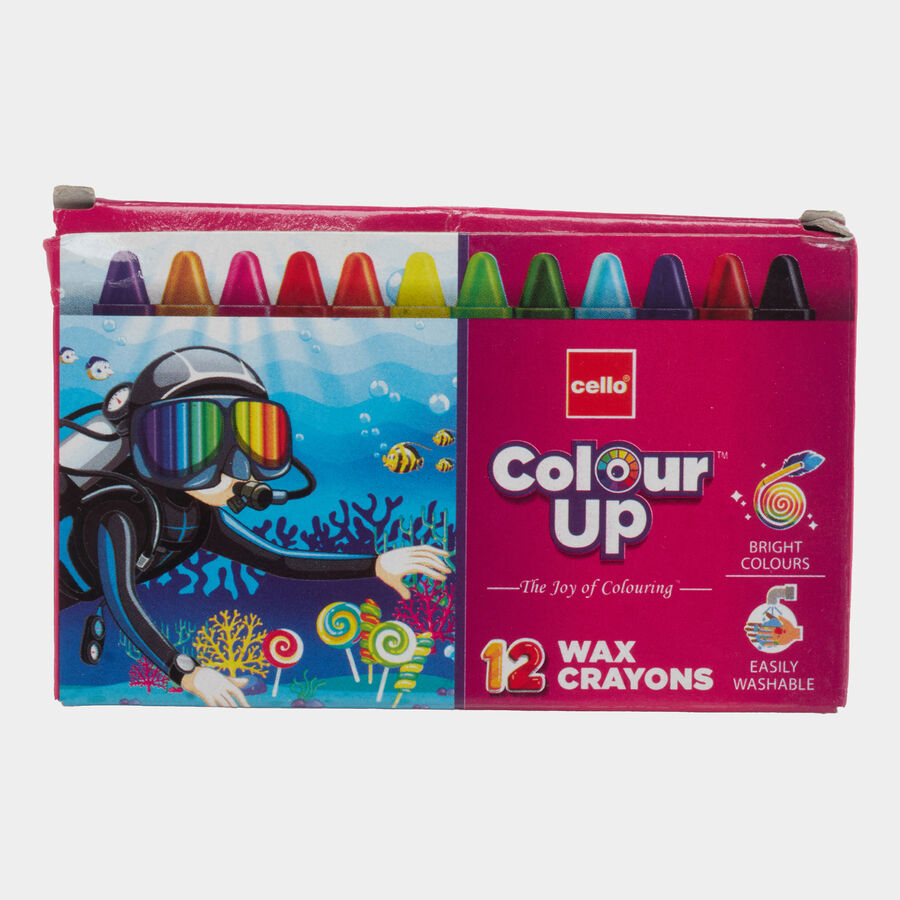 Colour Up Wax Crayons (12 Shades), , large image number null