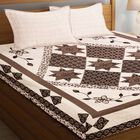 120 GSM Microfiber Double Bedsheet with 2 Pillow Covers, , small image number null