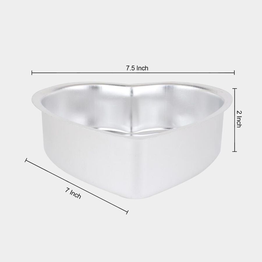 500 ml Heart Shaped Aluminum Baking Mould, , large image number null