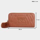 Women's 2 Compartment Polyurethane Long Wallet , , small image number null