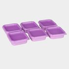 Air-Tight Plastic Container, Set of 6 - 125 ml, , small image number null