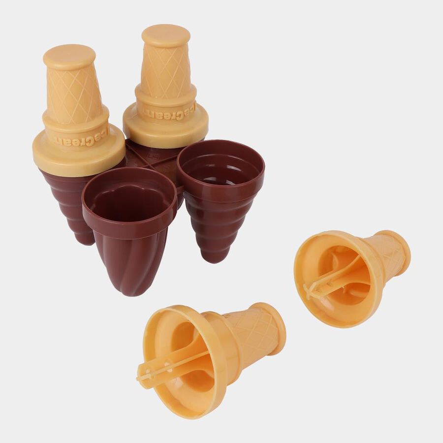 Plastic 4 Moulds Kulfi Maker, , large image number null