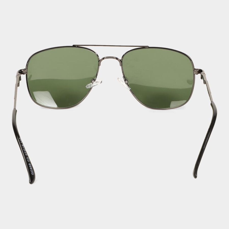 Men's Metal Gradient Square Sunglasses, , large image number null