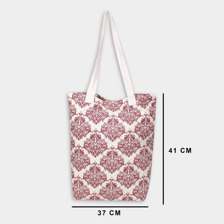 Women's 1 Compartment Medium Fabric Shopper Bag, , large image number null
