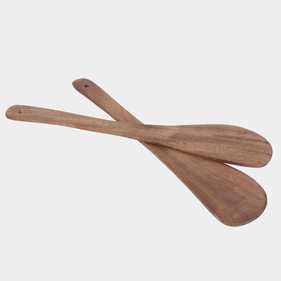 2 Wooden Spatula, 23 cm Length, , large image number null