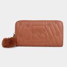 Women's 2 Compartment Polyurethane Long Wallet , , small image number null