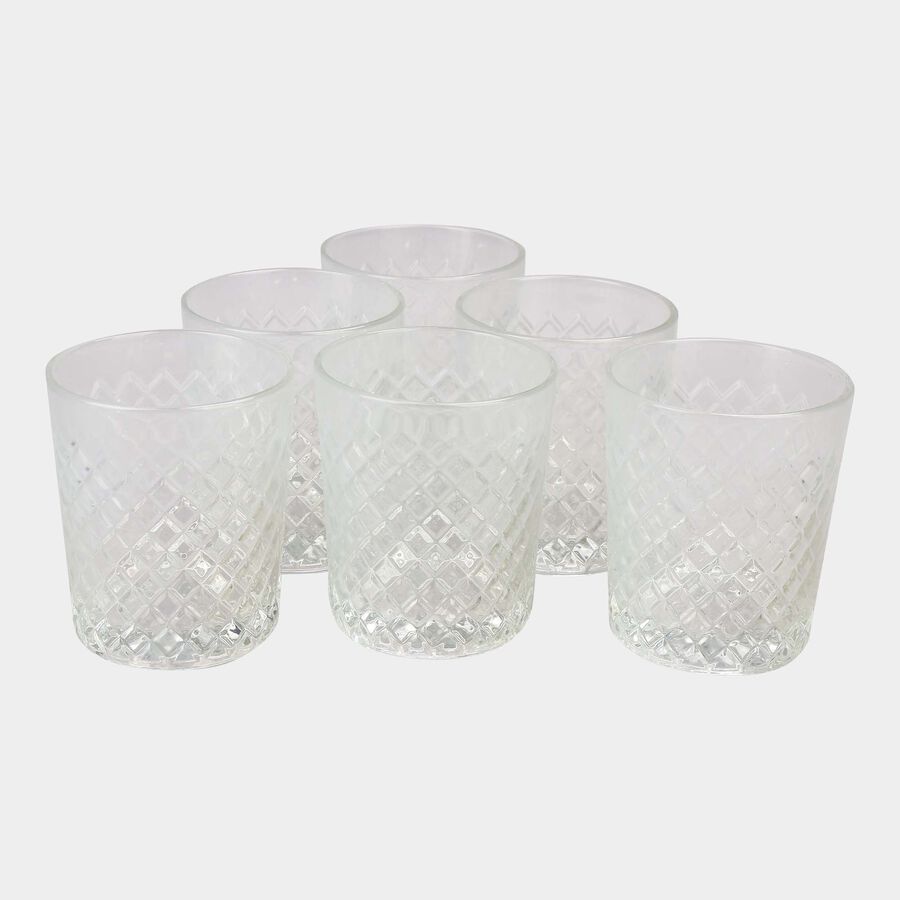 Glass Tumblers - Set Of 6, , large image number null