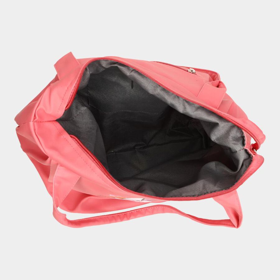 Women's 2 Compartment Polyurethane Medium Shopper Bag, , large image number null