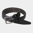 Men's Black Polyurethane Casual Belt, 34 in. Waist, , small image number null