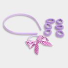 Hair Bands - Head Band - Rubber Band Combo - Color/Design May Vary, , small image number null
