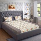 104 TC Cotton Double Bedsheet with 2 Pillow Covers, King Size, , small image number null