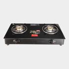 Toughened Glass-Top 2 Burner LPG Gas Stove, , small image number null