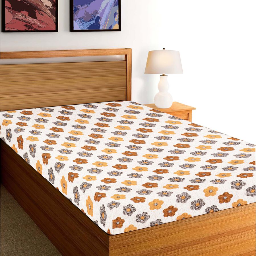 120 GSM Microfiber Single Bedsheet, , large image number null