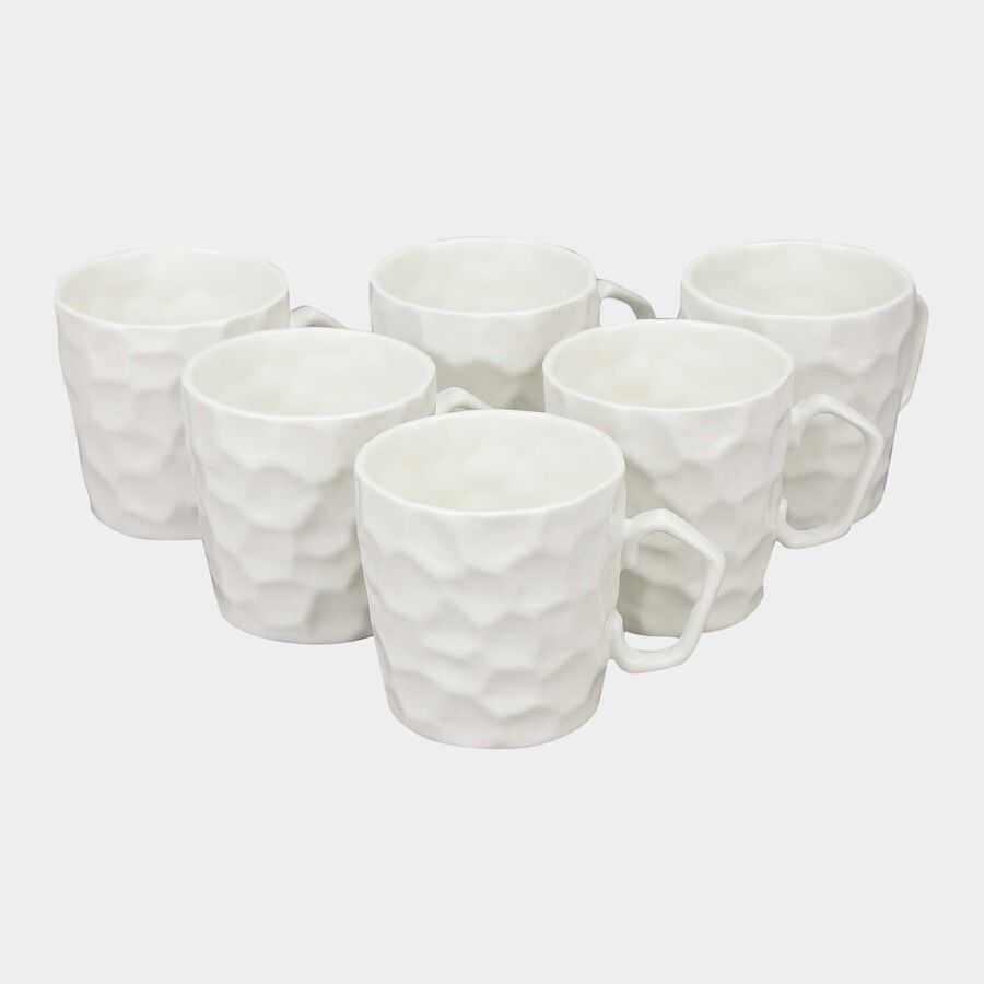 200 ml Bone China Mug, Set of 6, , large image number null