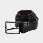 Men's Black Polyurethane Casual Belt, 42 in. Waist, , small image number null