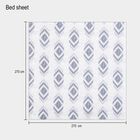104 TC Cotton Blend Double Bedsheet with 2 Pillow Covers, King Size, , small image number null