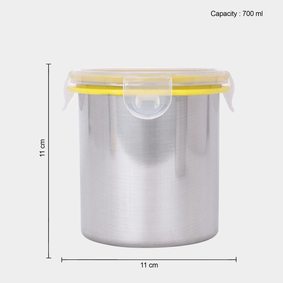 700 ml Air-Tight Steel Container, , large image number null