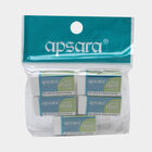 Non Dust Eraser 5 Pcs. Pouch, , small image number null