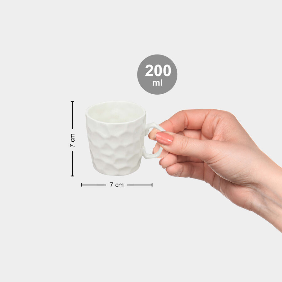 200 ml Bone China Mug, Set of 6, , large image number null