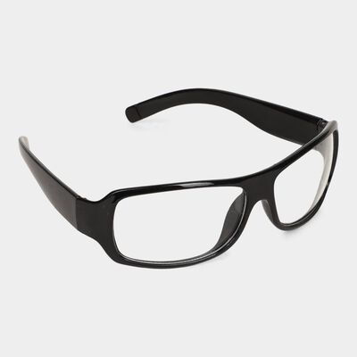 Men's Plastic Clear Glass Sport Sunglasses