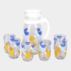 6 Pcs Glass Tumbler With Jug (1 Set), , small image number null
