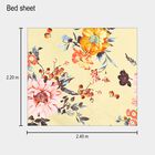 120 GSM Microfiber Double Bedsheet with 2 Pillow Covers, , small image number null