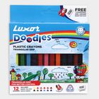 Plastic Crayon Kit, 12 Shades, , small image number null