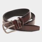 Men's Brown Polyurethane Casual Belt, Upto 38 In. Waist, , small image number null