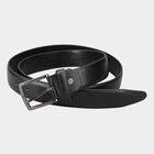 Men's Black Polyurethane Casual Belt, 42 in. Waist, , small image number null