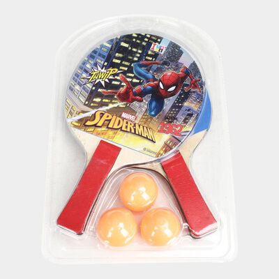 Spiderman Print Table Tennis Set