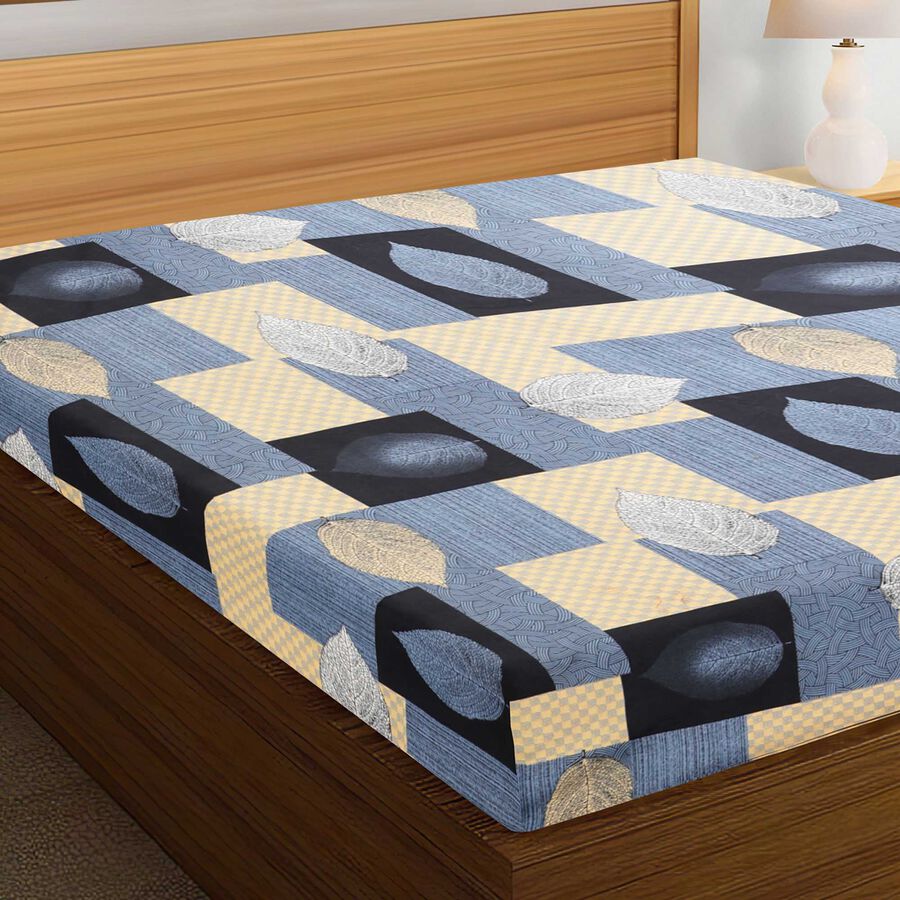 90 GSM Microfiber Double Bedsheet, , large image number null