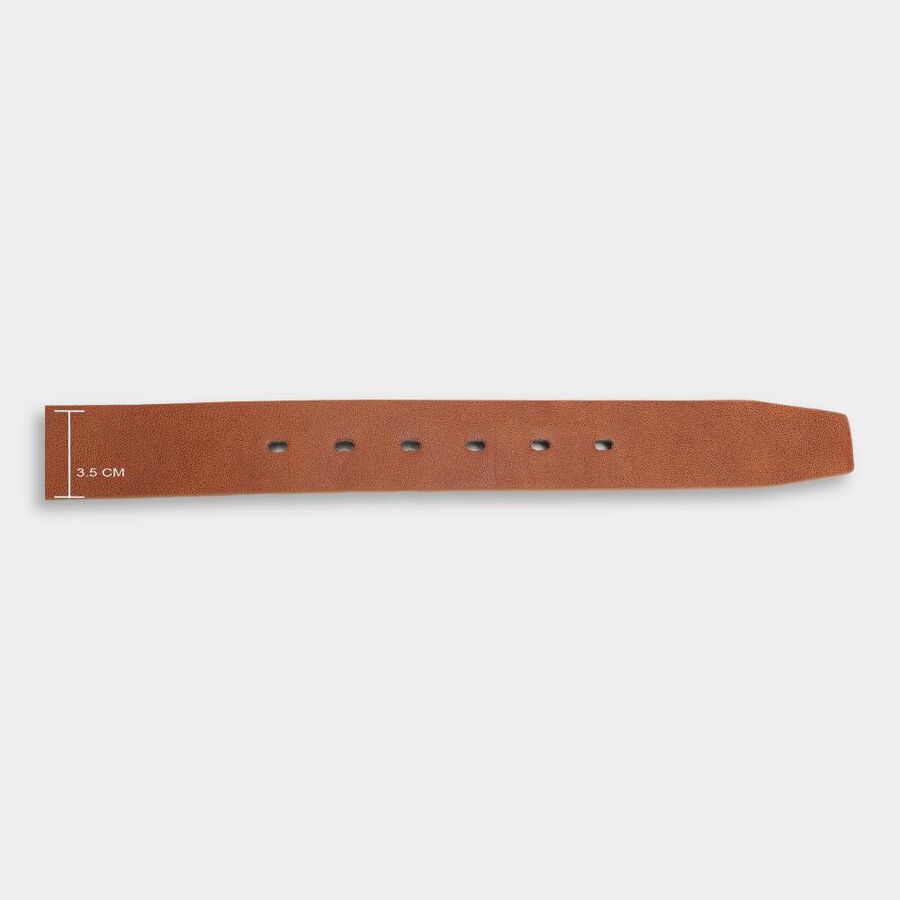 Men's Tan Polyurethane Formal Belt, 38 in. Waist, , large image number null