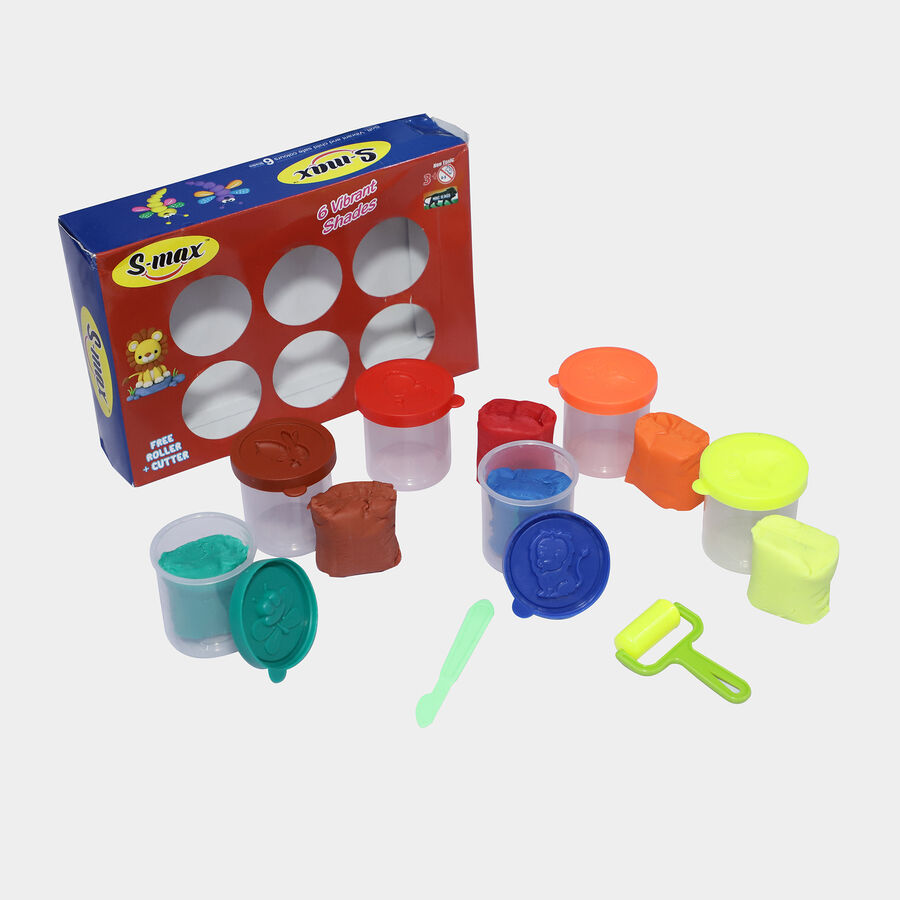 Modelling Clay Set, 6 Shades, , large image number null