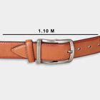 Men's Tan Polyurethane Casual Belt, Upto 38 In. Waist, , small image number null