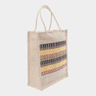 Women's 1 Compartment Jute Small Tote Bag, , small image number null
