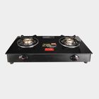 Toughened Glass-Top 2 Burner LPG Gas Stove, , small image number null