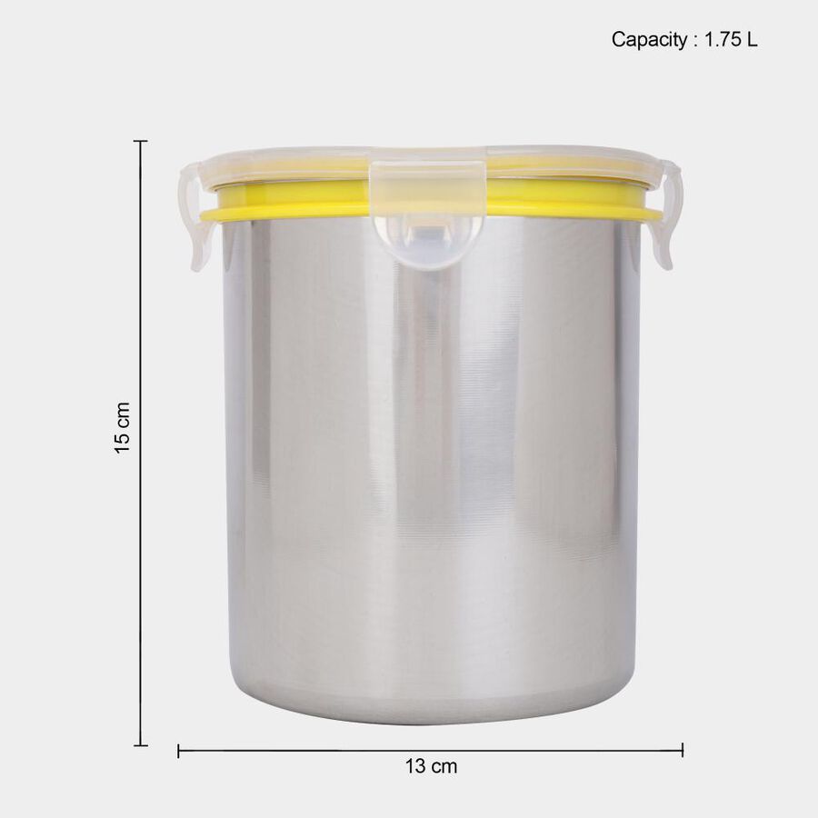 1.7 L Air-Tight Steel Container, , large image number null