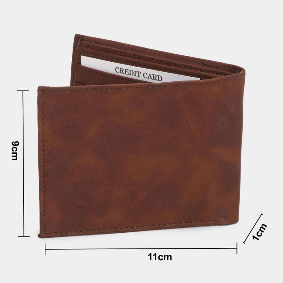 Men's Bi-Fold Polyurethane Wallet, , large image number null