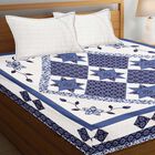 120 GSM Microfiber Double Bedsheet with 2 Pillow Covers, , small image number null