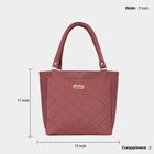 Women's 2 Compartment Medium Polyurethane Tote Bag, , small image number null