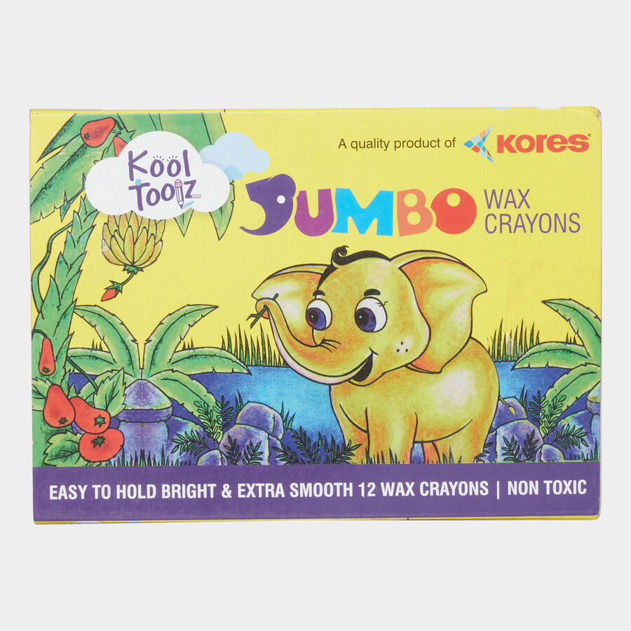 Kool Toolz Jumbo Crayons 12 Shades, , large image number null