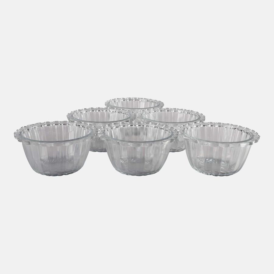 Glass Bowl, Set of 6 , , large image number null